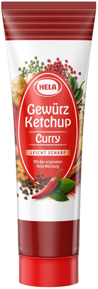 Hela Curry Ketchup Scharf 150ml Tube