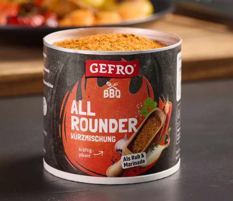 Gefro BBQ Grillwürzmischung Allrounder 150g Dose