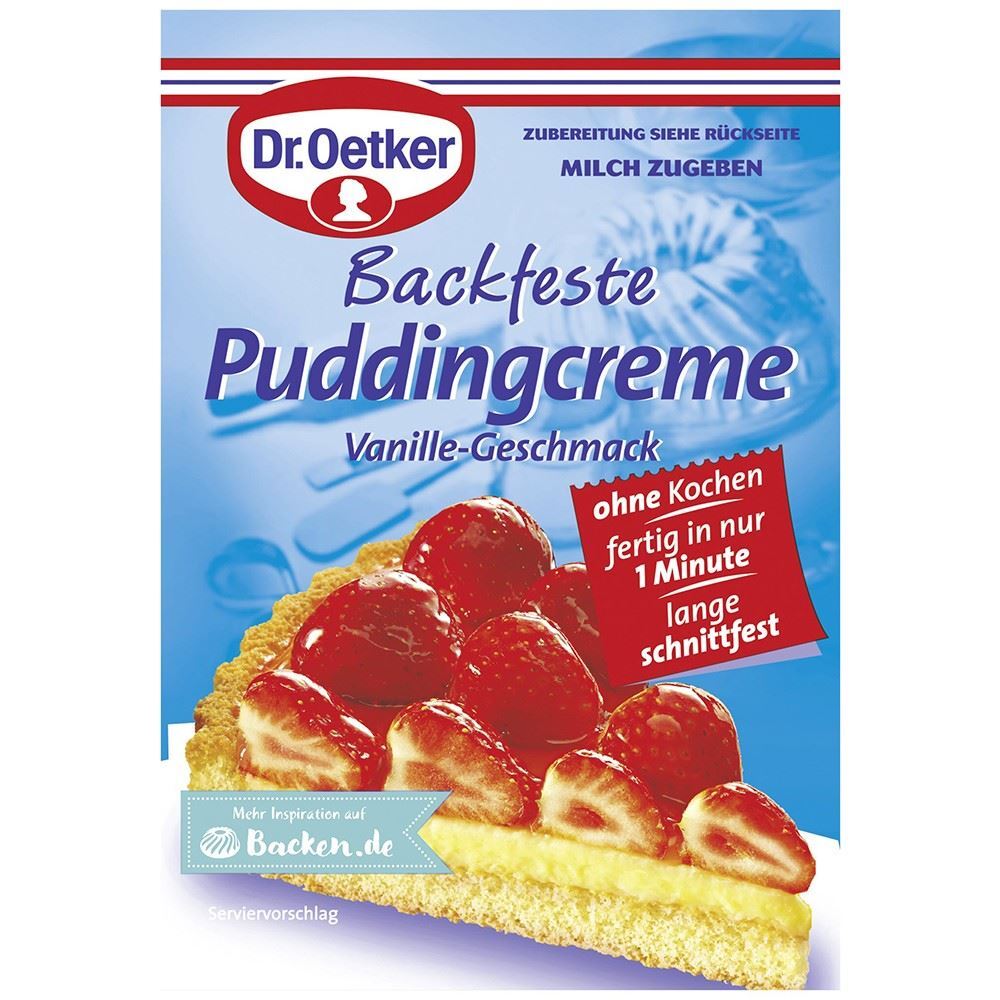 Dr. Oetker, Backfeste Puddingcreme, 40g, Beutel