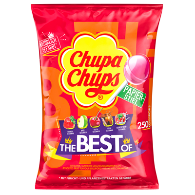 Chupa Chups The Best Of Lutscher Nachfüllbeutel 120 Stück 1440g Beutel Chupa Chups The Best Of Lutscher Nachfüllbeutel 120 Stück 1440g Beutel