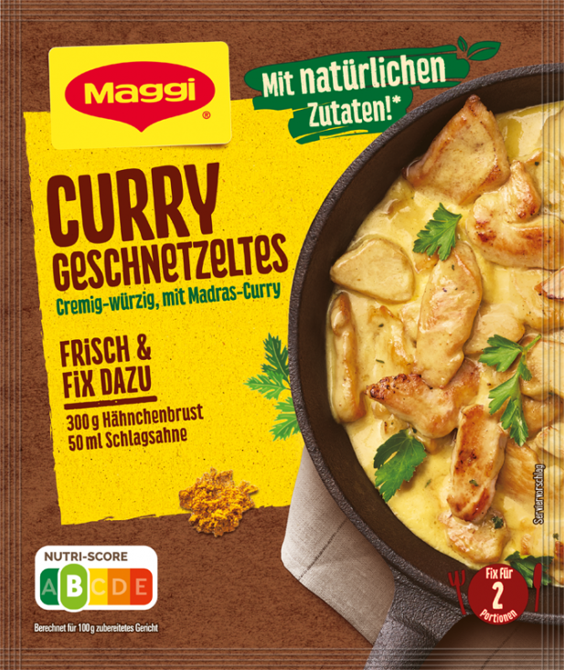 Maggi Curry Geschnetzeltes, 41g, Beutel Maggi Curry Geschnetzeltes, 41g, Beutel
