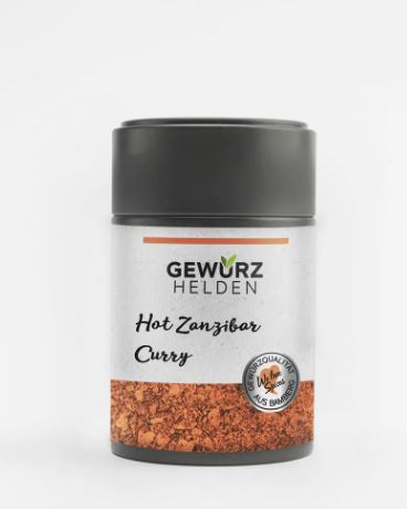 Kirchner Edelgewürze Aroma Dose Hot Zanzibar Curry 70g
