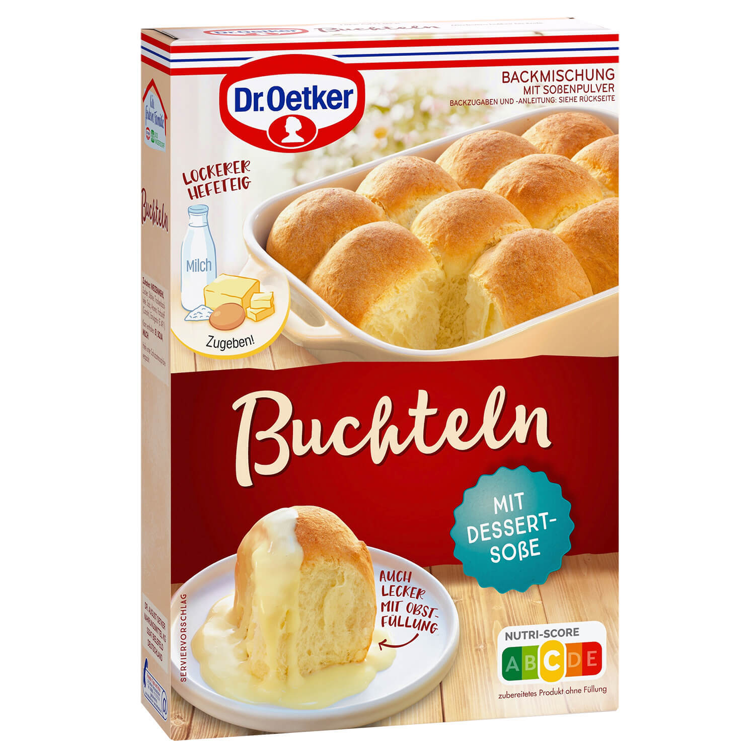 Dr. Oekter Buchtel Backmischung 487g Packung