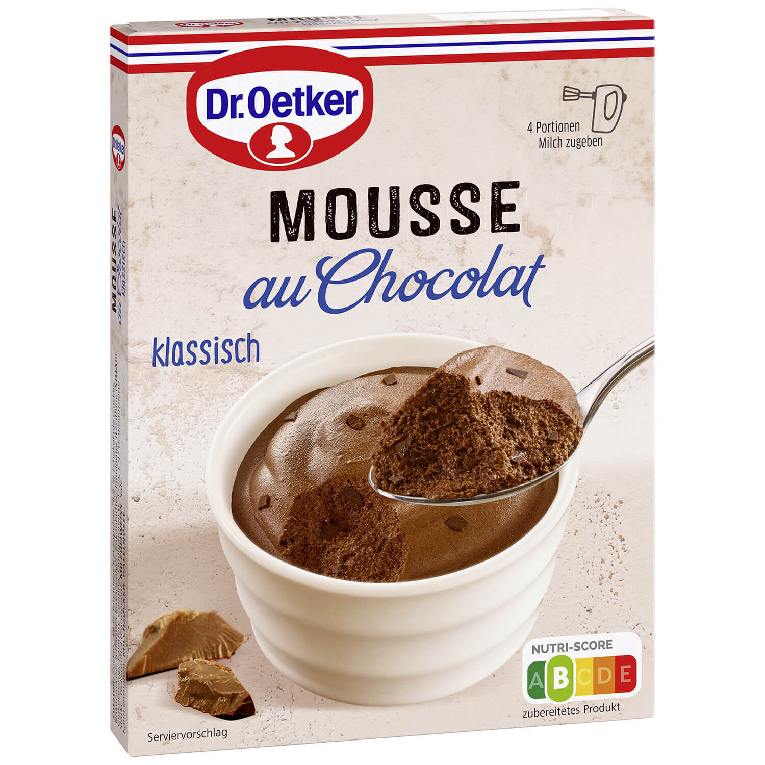 Dr. Oetker Mousse au Chocolat klassisch 92g Packung