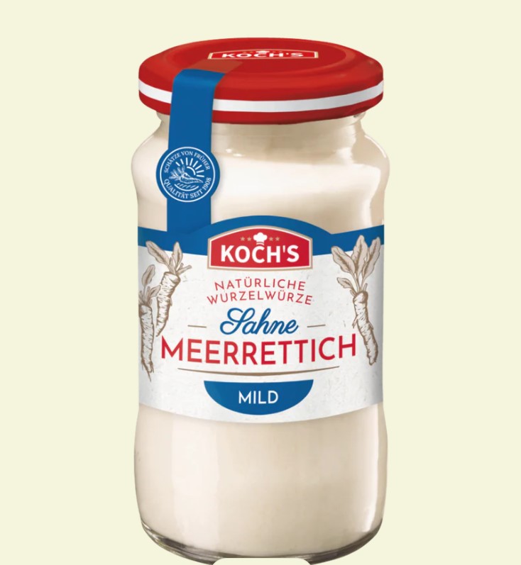 Koch's Sahne Meerrettich mild 240ml Glas