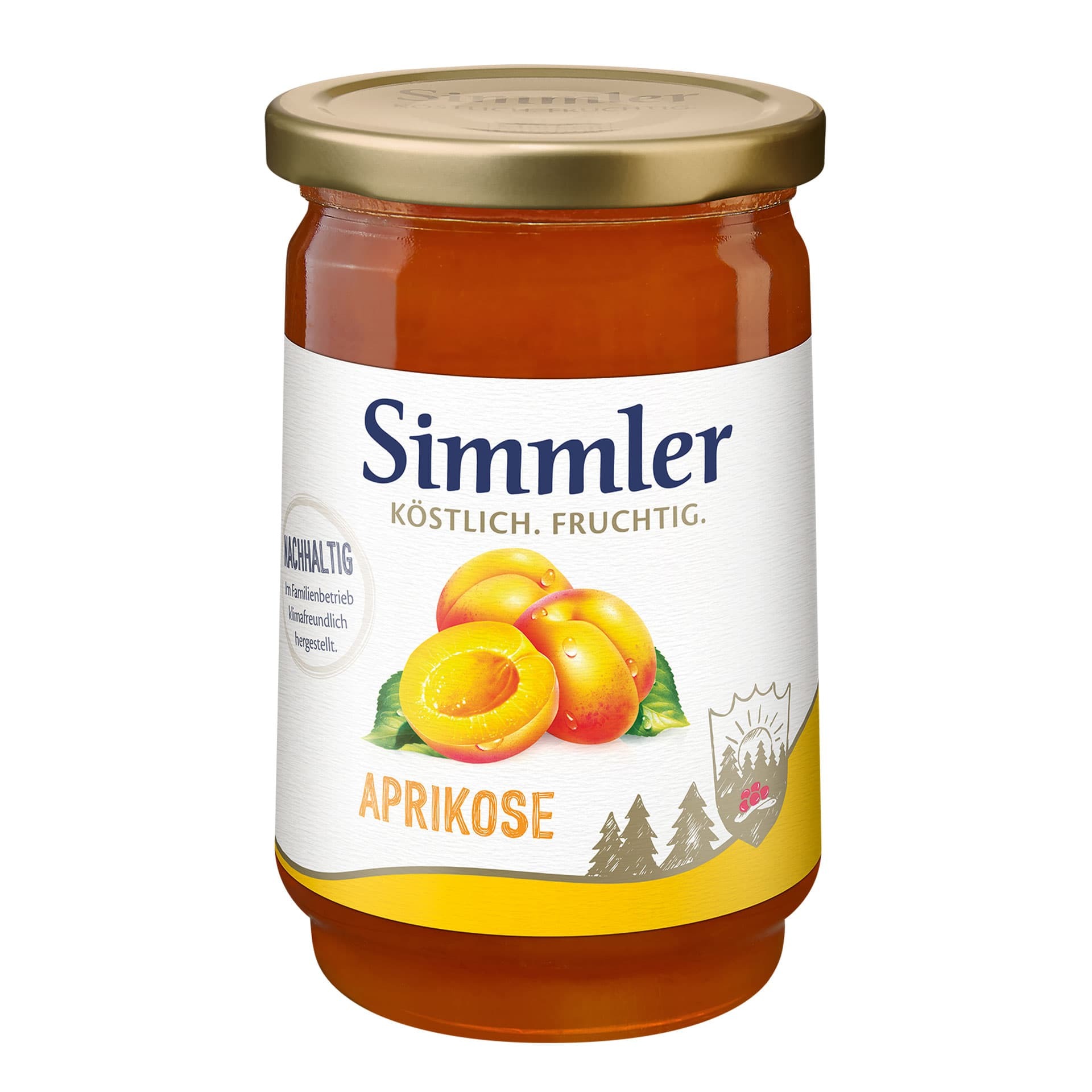 Simmler Aprikosen 450g Glas Simmler Aprikosen 450g Glas