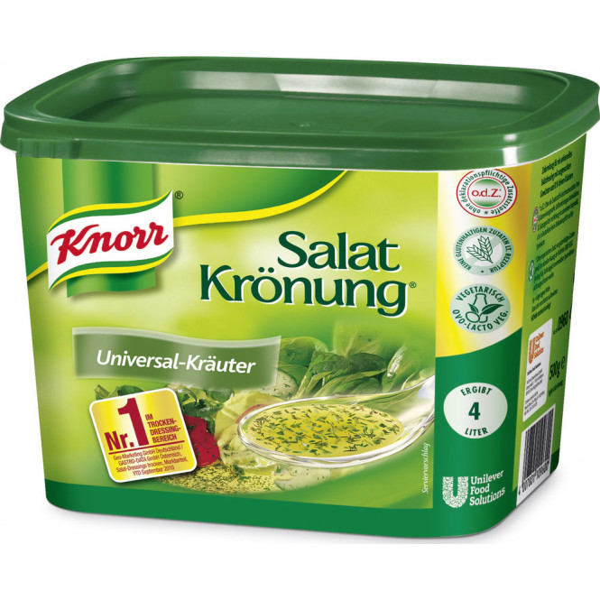 Knorr Salatkrönung Universal Räuter 500g Packung