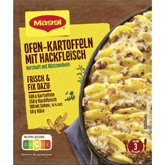 Maggi Fix für Ofen-Kartoffeln mit Hackfleisch 34g Beutel Maggi Fix für Ofen-Kartoffeln mit Hackfleisch 34g Beutel