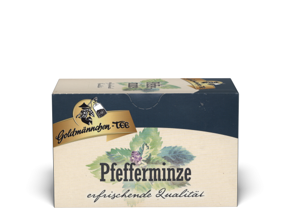 Goldmännchen Tee Pfefferminze Karton 12 Packungen x 20 Teebeutel = 432 g netto Goldmännchen Tee Pfefferminze Karton 12 Packungen x 20 Teebeutel = 432 g netto