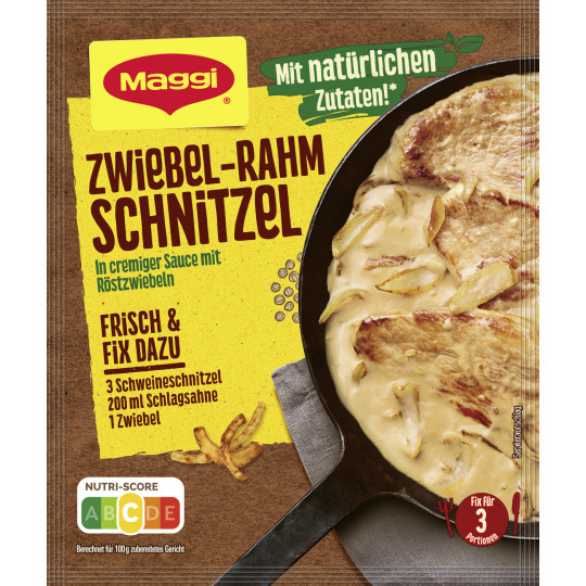 Maggi Fix für Zwiebel-Rahm Schnitzel 33g Beutel