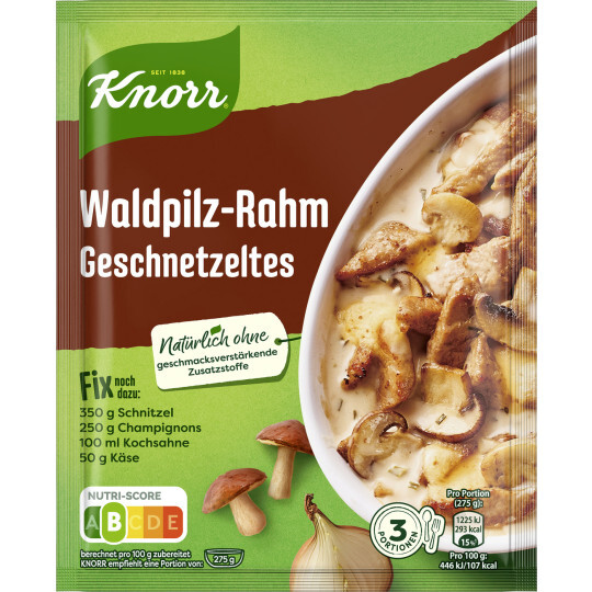 Knorr Fix für Waldpilz-Rahm Geschnetzeltes 40g Beutel