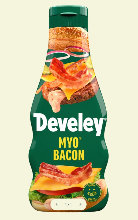 Develey MYO® Bacon - 235ml Flasche