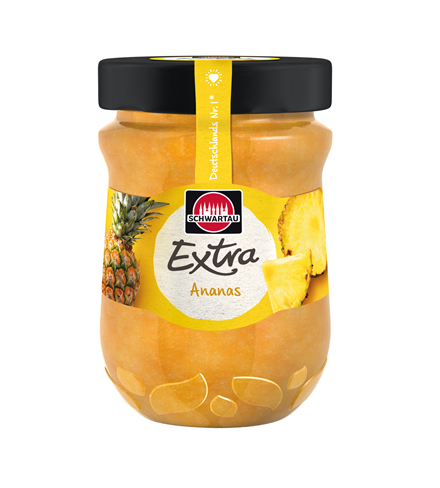 Schwartau Extra Ananas - 340g Glas