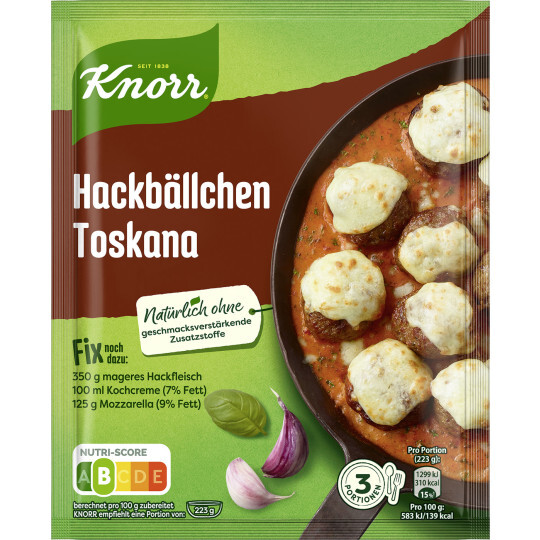 Knorr Fix Hackbällchen Toskana 39g Beutel