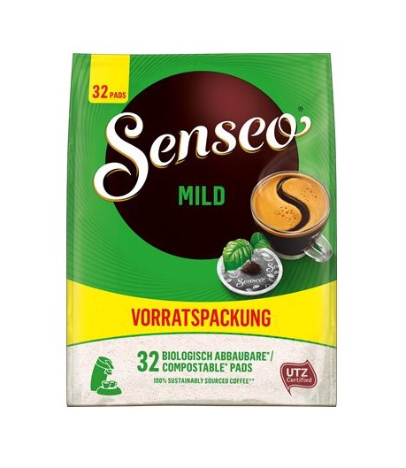 Senseo Kaffee Pads Mild UTZ - 32 Stück - 222g Beutel