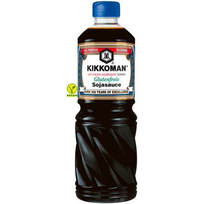 Kikkoman Sojasauce glutenfrei-Vegan-Halal 1 l Flasche Kikkoman Sojasauce glutenfrei-Vegan-Halal 1 l Flasche