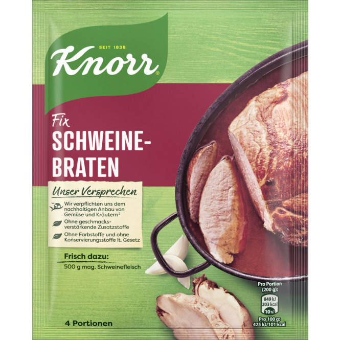 Knorr Fix für Schweinebraten 41g Beutel