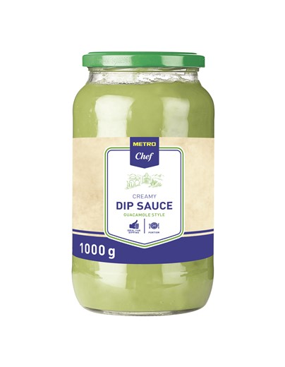 METRO Chef Creamy Dip Sauce Guacamole Style - 1Kg Glas