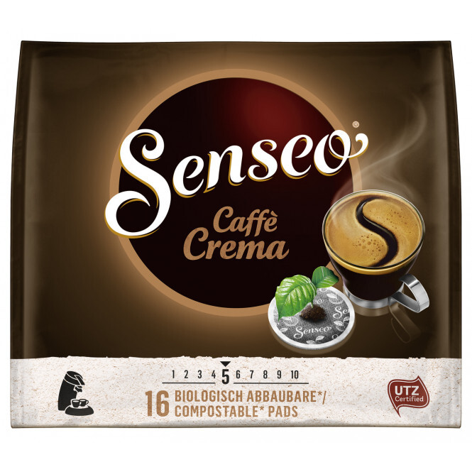 Senseo, Kaffeepads, Caffe Crema, 111g, 16 Pads, Beutel Senseo, Kaffeepads, Caffe Crema, 111g, 16 Pads, Beutel