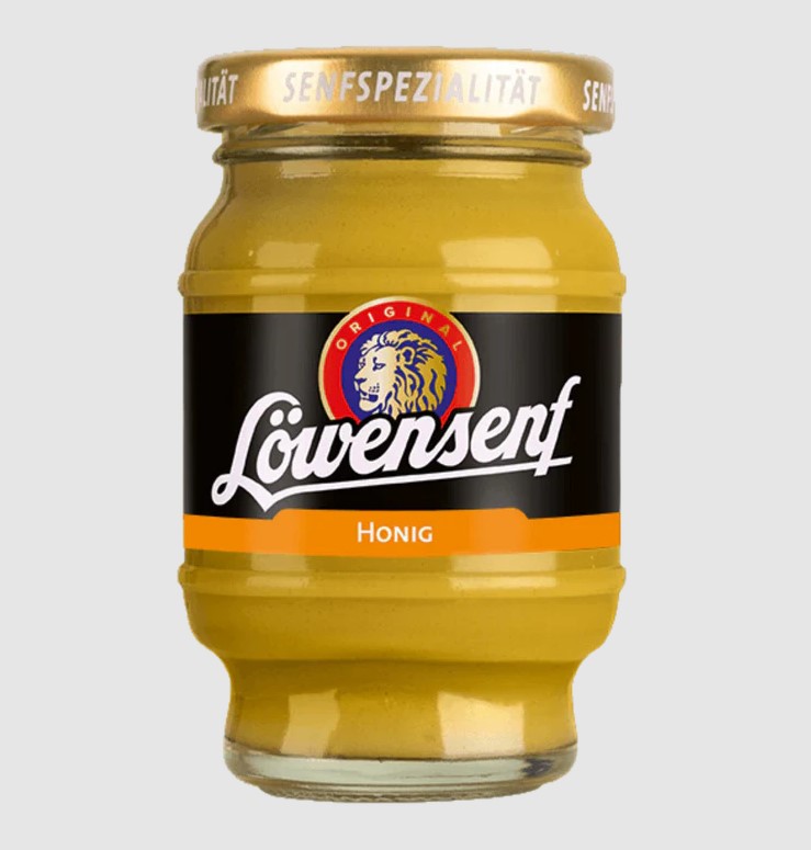 Löwensenf Senfspezialität Honig Tönnchen - 100ml Glas