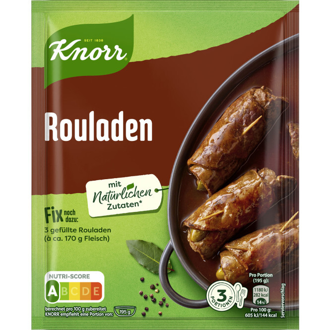 Knorr Fix Rouladen 31g Beutel Knorr Fix Rouladen 31g Beutel