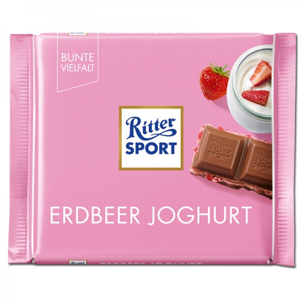 Ritter Sport Erdbeer-Joghurt 100g Tafel