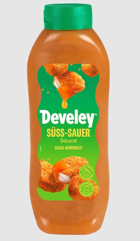 Develey Süß-Sauer Sauce - 875ml - Flasche