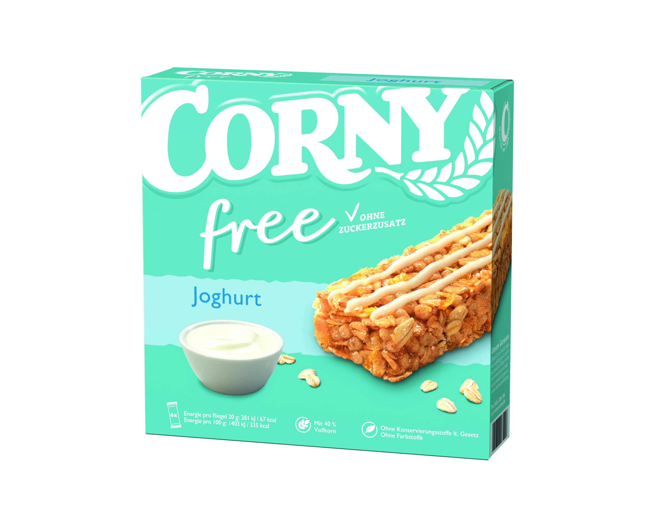Corny Free Joghurt 6x20g Packung