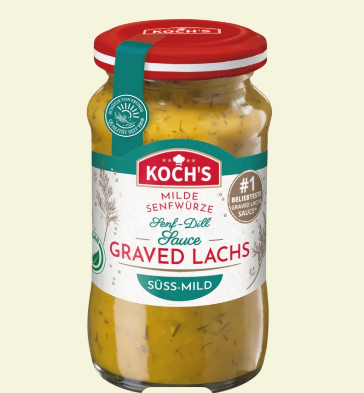 Koch's Graved Lachs Sauce 140ml Glas