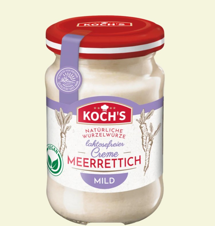 Koch's Meerrettich laktosefrei 90ml Glas