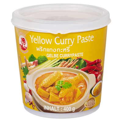 Cock Currypaste Gelb - 400 g Becher Cock Currypaste Gelb - 400 g Becher