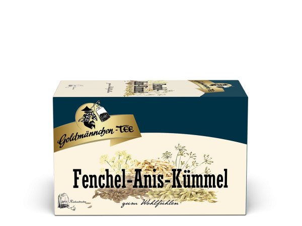Goldmännchen Tee Fenchel-Anis-Kümmel 12 x 20 Teebeutel / 40 Packung Goldmännchen Tee Fenchel-Anis-Kümmel 12 x 20 Teebeutel / 40 Packung