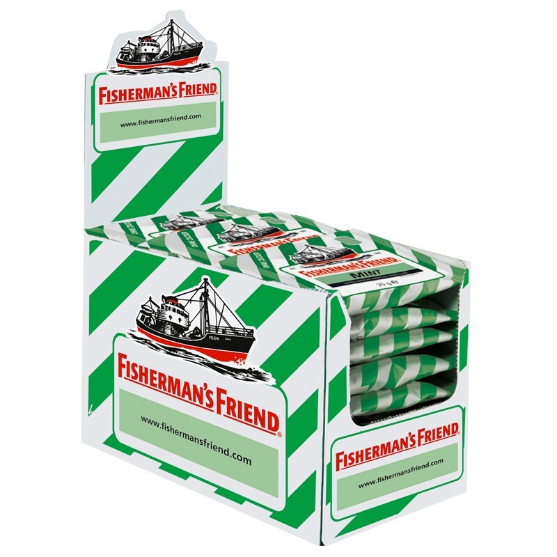 Fishermans Friend Mint ohne Zucker, Pastillen, 24 Beutel, 600g, Karton Fishermans Friend Mint ohne Zucker, Pastillen, 24 Beutel, 600g, Karton