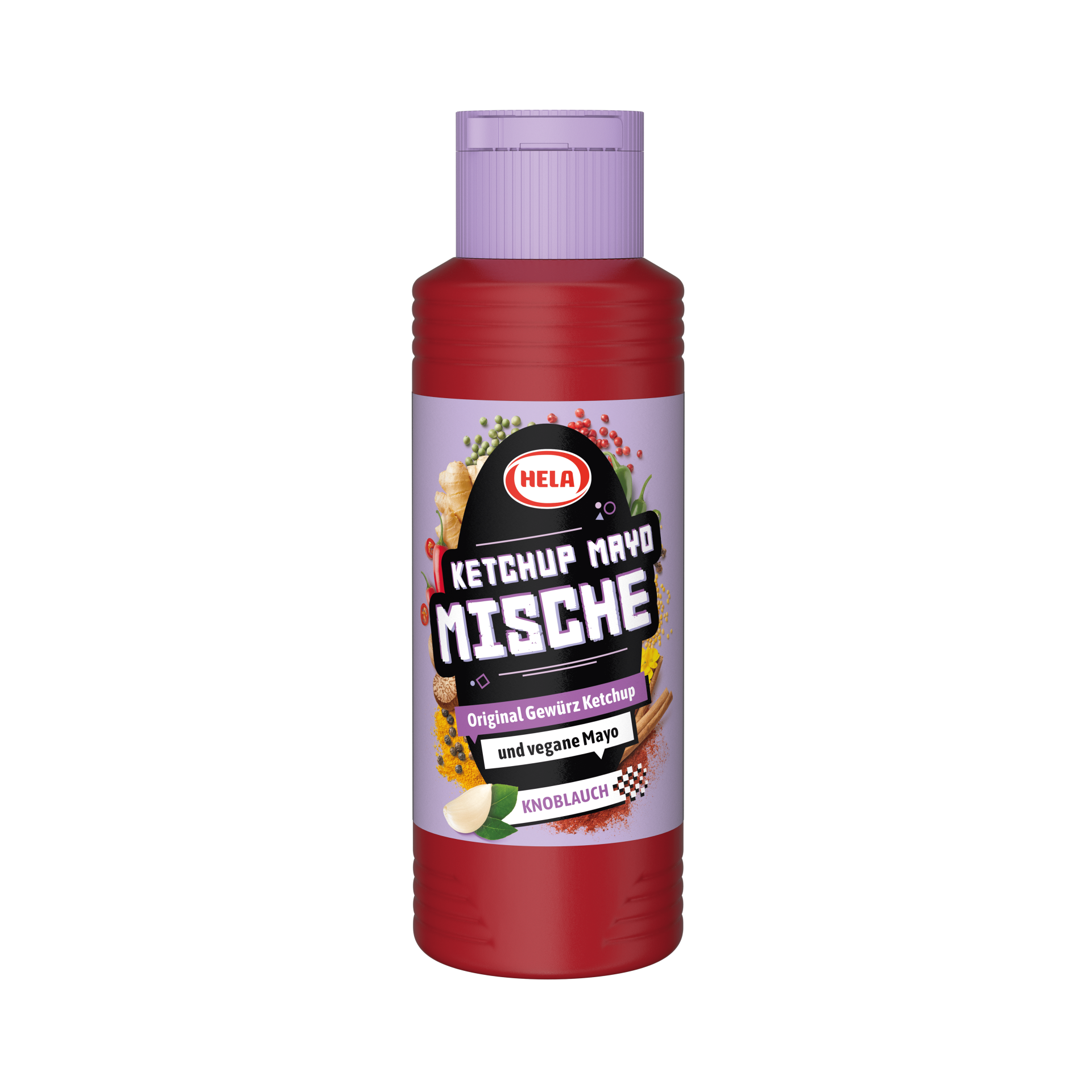 Hela Ketchup Mayo Mische Knoblauch 300ml Flascche Hela Ketchup Mayo Mische Knoblauch 300ml Flascche