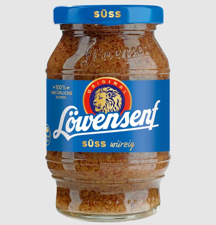 Löwensenf Süß Tönnchen - 250ml Glas