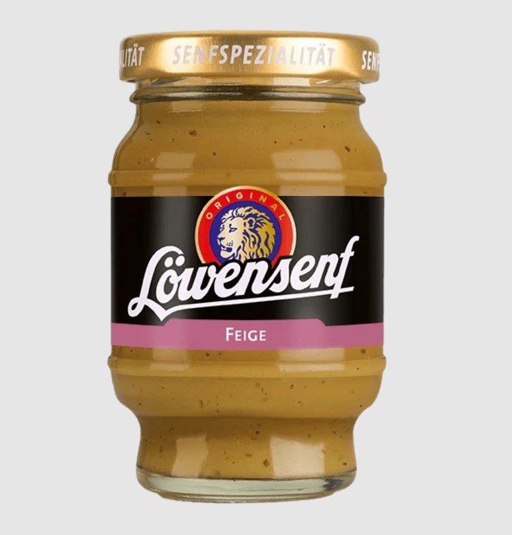 Löwensenf Senfspezialität Feige Tönnchen - 100ml Glas