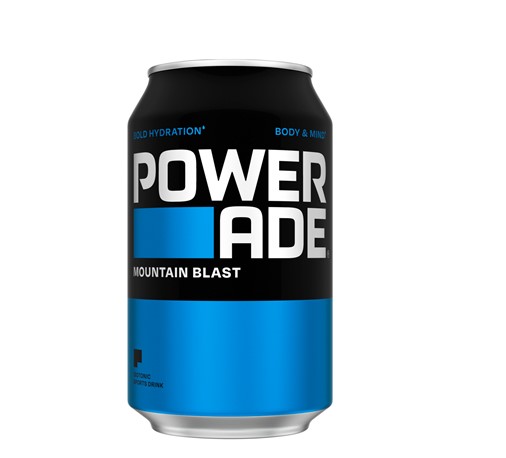 Powerade Mountain Blast 24x33cl Dose Packung