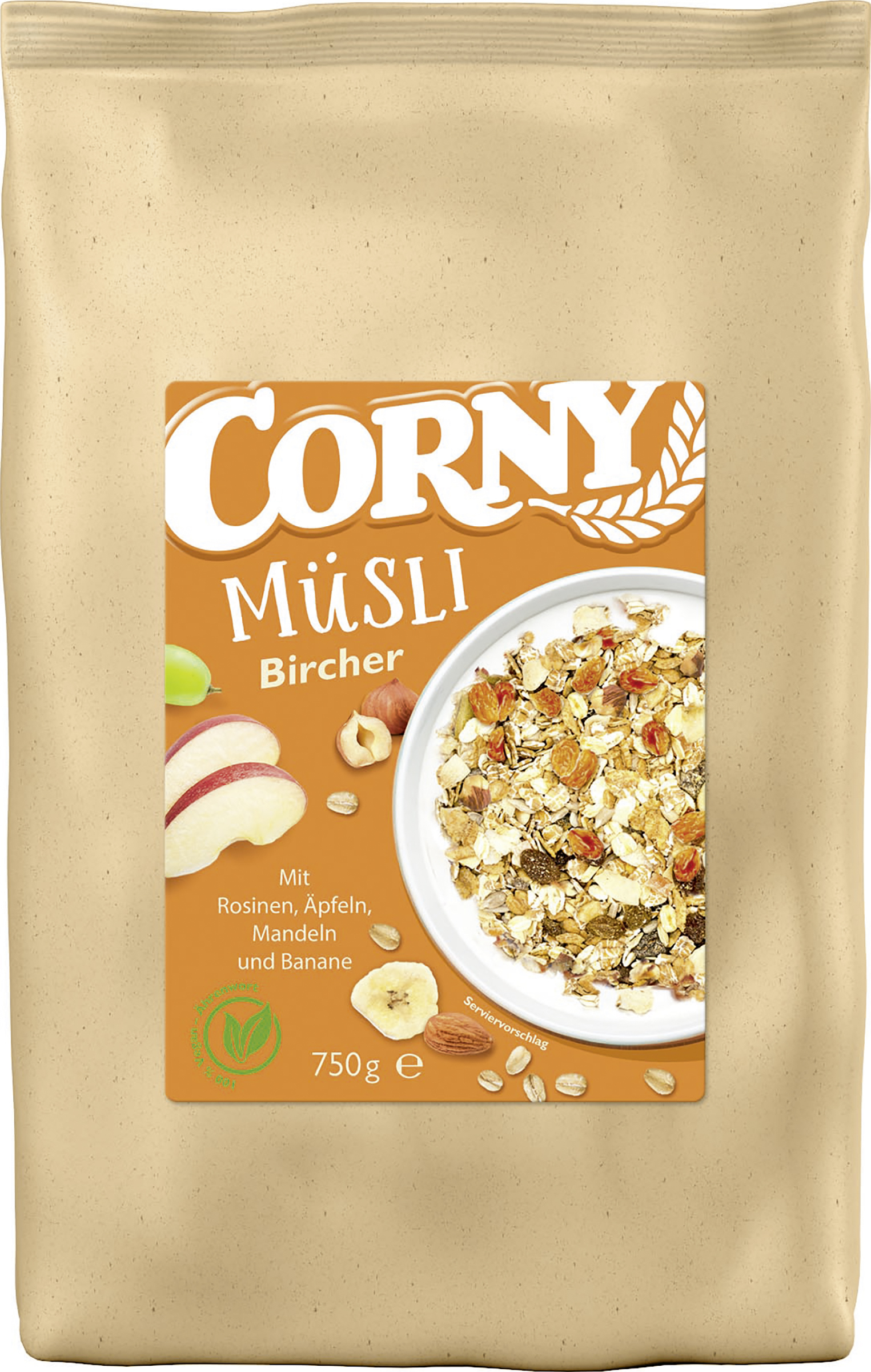 Corny Müsli Bircher 750g Beutel