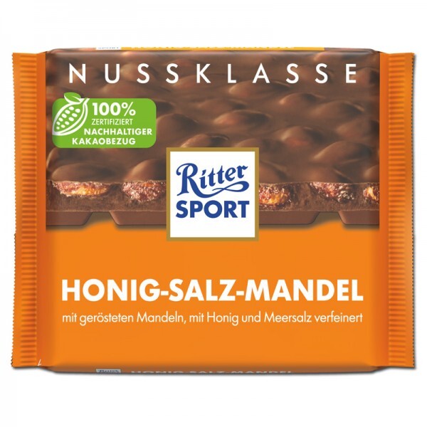 Ritter Sport Honig-Salz-Mandel 100g Tafel