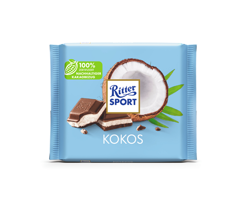 Ritter Sport Bunte Vielfalt Kokos - 100g Tafel