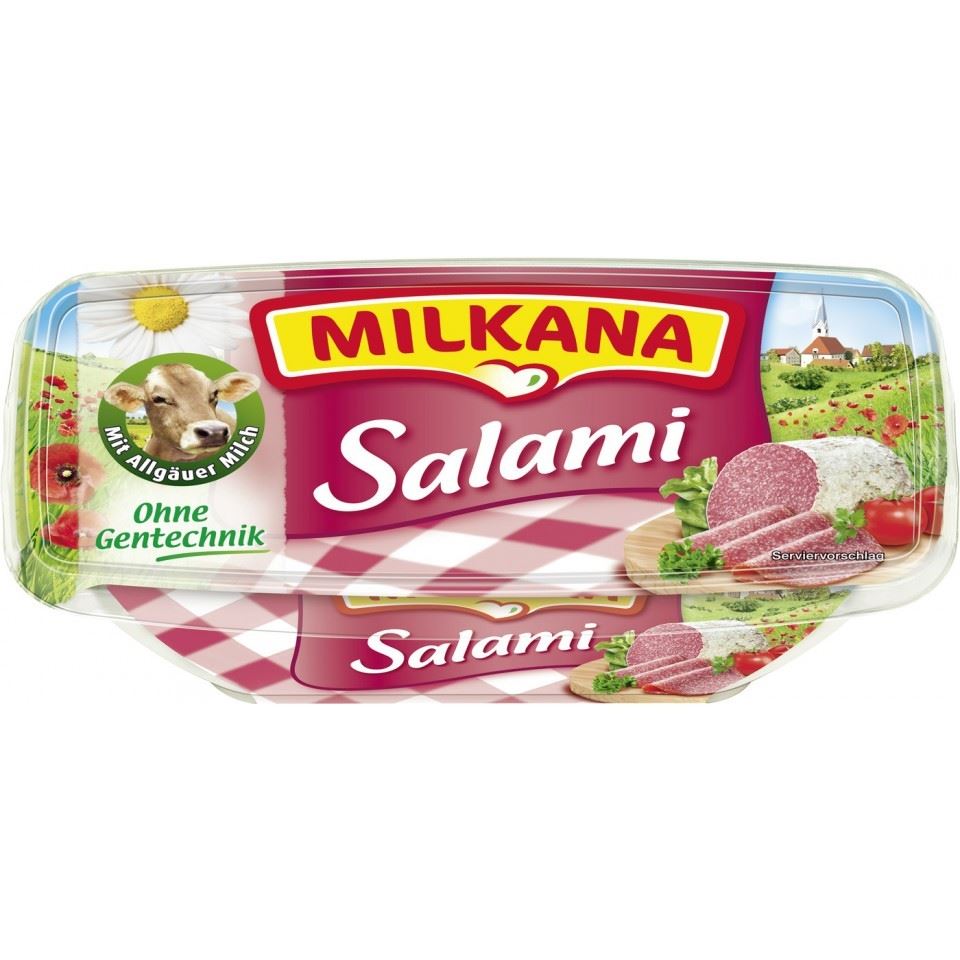 Milkana, Frischeschale, Salami , 50 Prozent Fett i.Tr., 200g