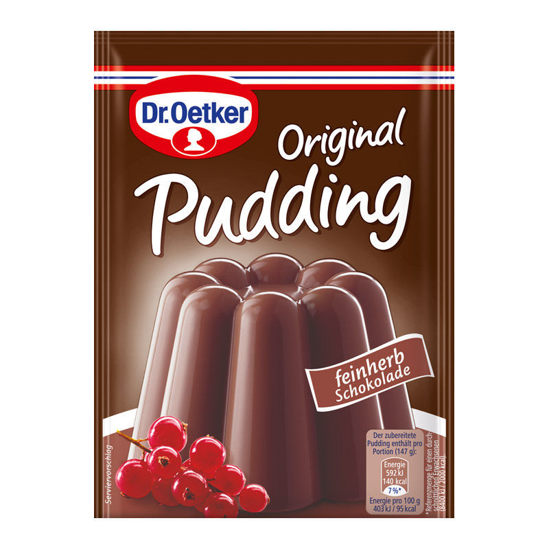 Dr. Oetker Original Pudding Schoko feinherb 3er 144g Beutel Dr. Oetker Original Pudding Schoko feinherb 3er 144g Beutel