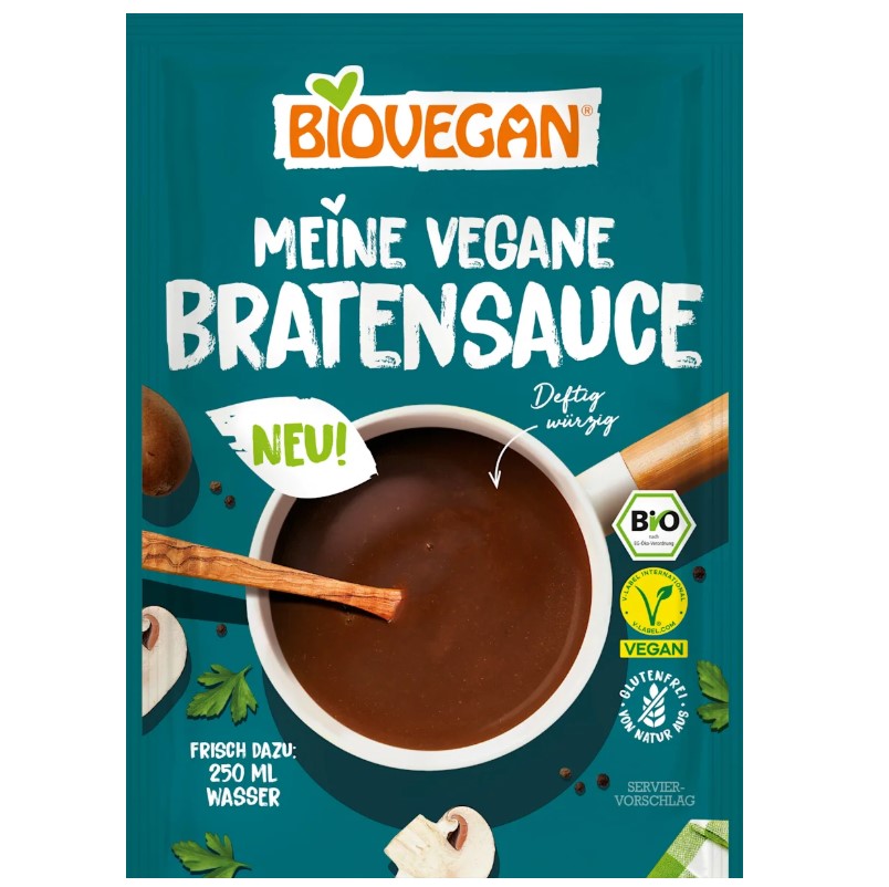Biovegan Meine vegane Bratensoße 25g Portion Beutel