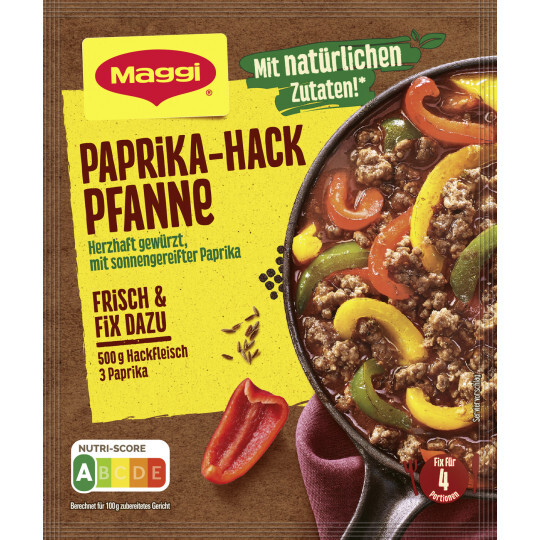 Maggi Paprika-Hack Pfanne 44g Beutel Maggi Paprika-Hack Pfanne 44g Beutel