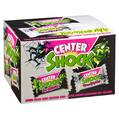 Center Shock Monster Mix 100 Stück à 4 g, einzeln verpackt - 3x400 g Schachtel Center Shock Monster Mix 100 Stück à 4 g, einzeln verpackt - 3x400 g Schachtel