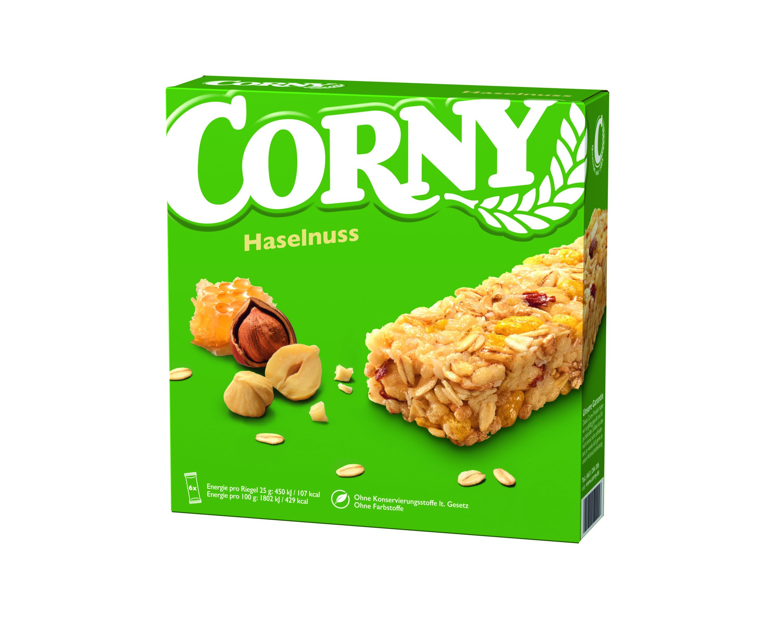 Corny Classic Haselnuss 6x25g Packung Ausverkauf