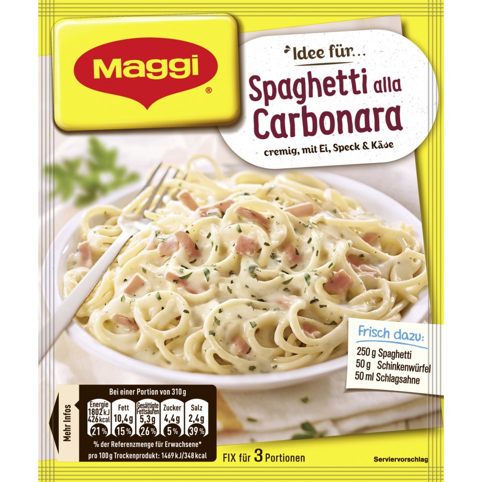 Maggi Spaghetti Carbonara 35g Beutel