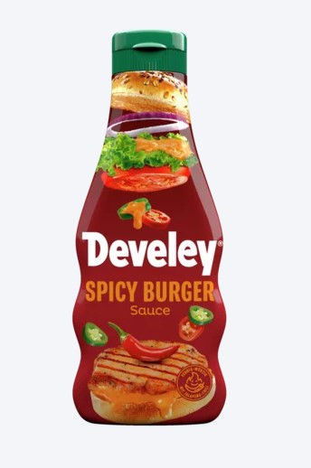 Develey, Spicy Burger, Sauce, 250ml, Flasche