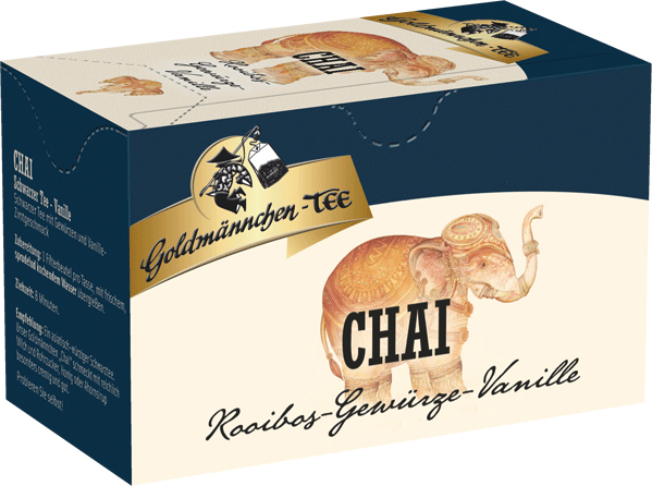 Goldmännchen-TEE Chai Tee 20 Beutel 40g 12er Karton