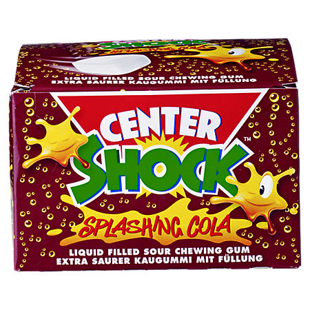 Center Shock , Cola, Kaugummi, 100 Stück, 400g, Packung